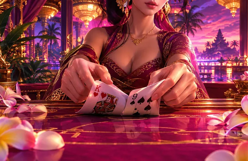 Dlt_img_playing cards and baccarat table dalam konteks Slot Dana 5000 Deltabet88